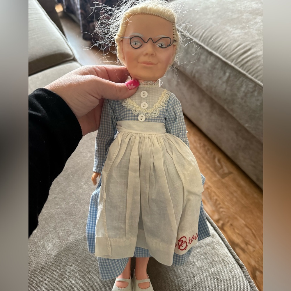 Vintage Advertising Ma Brown Doll 15" Wisconsin Pickles